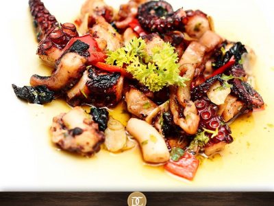 carpaccio de pulpo Platillos Restaurante Don Cándido